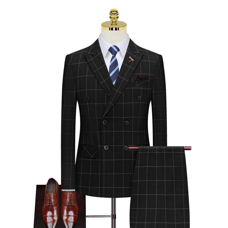 Men's Suits & Blazers ( Blazer + Vest Pants ) Brand Business Plaid Formal Suit Three-piece Set Groom Wedding Dress Double Breasted Slim, White;black
Men's Suits & Blazers ( Blazer + Vest Pants ) Brand Business Plaid Formal Suit Three-piece Set Groom Wedding Dress Double Breasted Slim, White;black