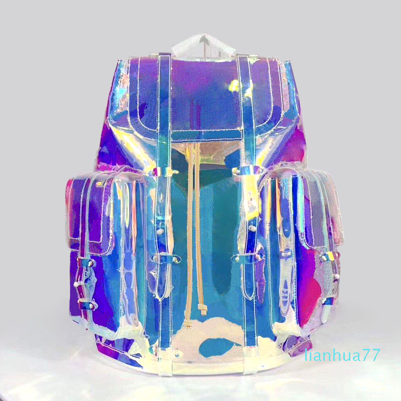 Designer- Women Men Backpack High Quality Laser Transparent Travel Tote Handbags Fashion Handbag Purse Big Size
Designer- Women Men Backpack High Quality Laser Transparent Travel Tote Handbags Fashion Handbag Purse Big Size