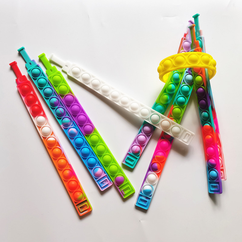 Decompression Bracelet party Press Bubble Photosensitive Color Change Puzzle Toy For Kids Fidget Vent Toys
Decompression Bracelet party Press Bubble Photosensitive Color Change Puzzle Toy For Kids Fidget Vent Toys
