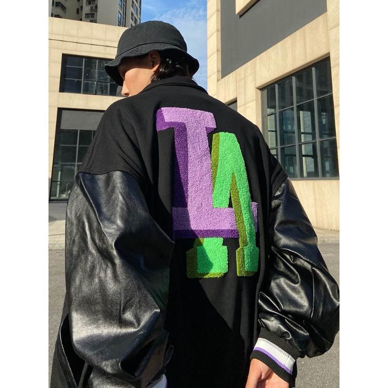 Men's Jackets Autumn And Winter Letter Embroidery Top Men Wild Loose Jacket High Street Style Casual Baseball Uniform Couple Harajuku Coat, Black;brown
Men's Jackets Autumn And Winter Letter Embroidery Top Men Wild Loose Jacket High Street Style Casual Baseball Uniform Couple Harajuku Coat, Black;brown