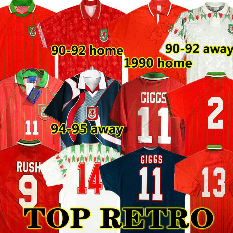 Giggs 90 92 93 94 95 96 Wales retro soccer jerseys vintage Hughes Saunders Rush Boden Speed classic football shirt, Black;yellow
Giggs 90 92 93 94 95 96 Wales retro soccer jerseys vintage Hughes Saunders Rush Boden Speed classic football shirt, Black;yellow