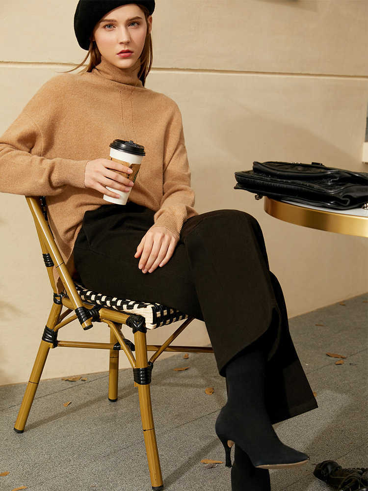 Minimalism Winter Trend Women's Pants Caual Solid Flare OLstyle Women Trousers 12030452 210527