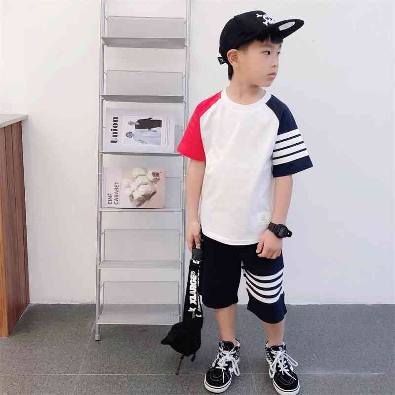 Japan fashion brand clothing summer 2021 new men's and women's children's TB color matching short sleeve pure cotton round, White;black
Japan fashion brand clothing summer 2021 new men's and women's children's TB color matching short sleeve pure cotton round, White;black