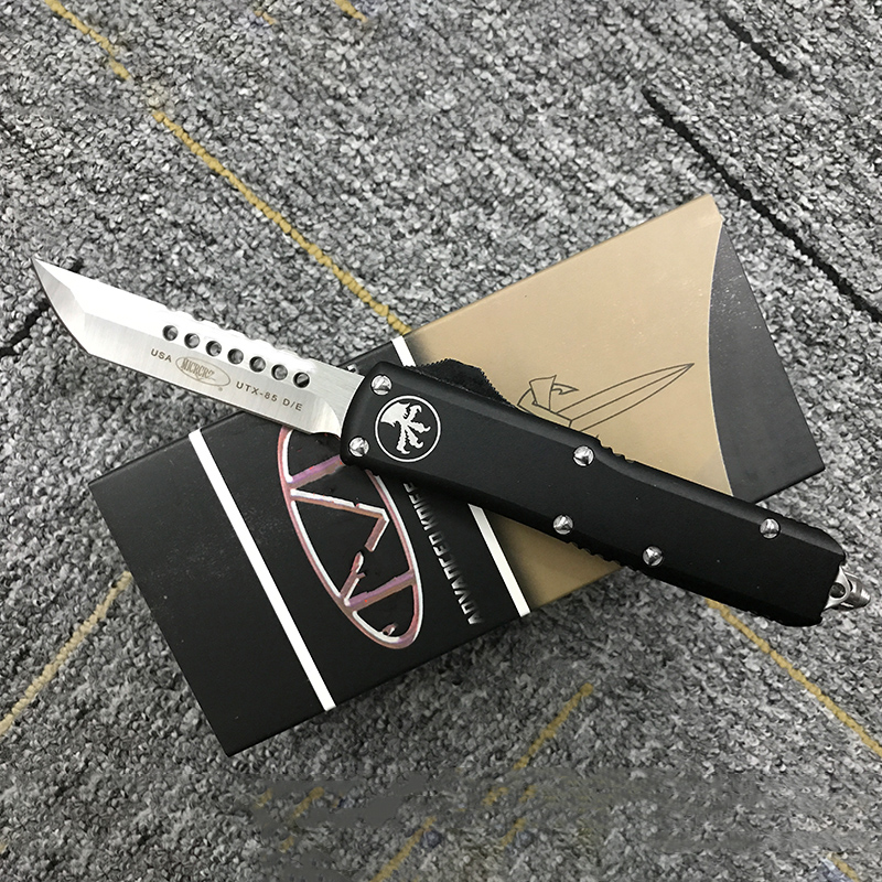 High Quality Microtech UTX85 Ultratech Self Defense Knife UTX70 Knife D2 Blade T6 Aluminum (CNC) Handle Outdoor Camping Knives EDC Tool
High Quality Microtech UTX85 Ultratech Self Defense Knife UTX70 Knife D2 Blade T6 Aluminum (CNC) Handle Outdoor Camping Knives EDC Tool