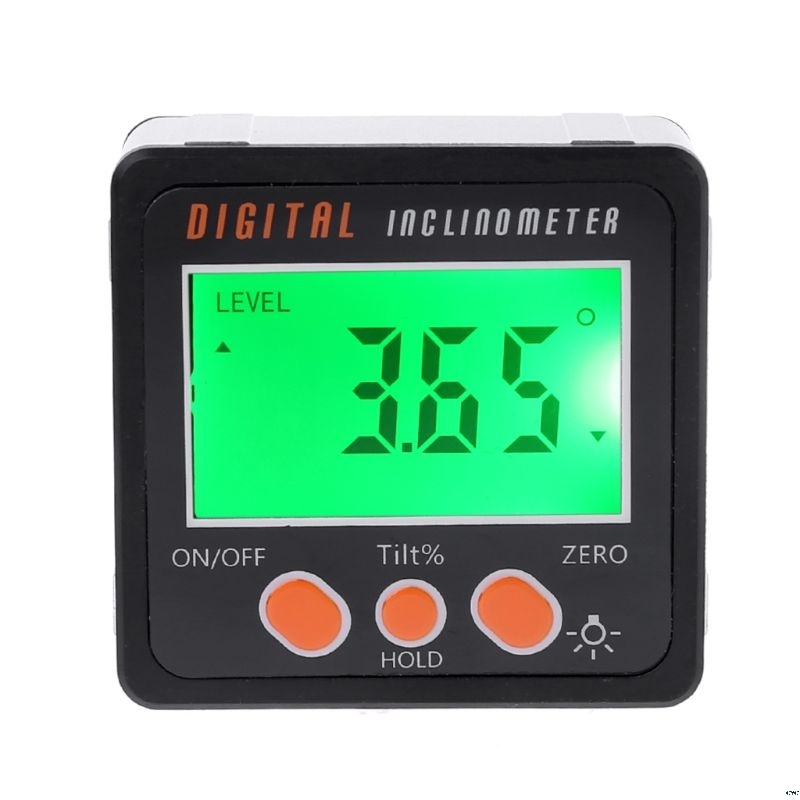 Digital Inclinometer Electronic Grade Book Aluminium Laying Shell Bevel Box Corner Gauge Meter Lcd screen