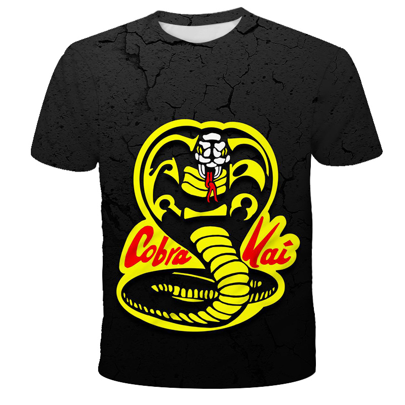 Cobra Kai Summer Men/Boys 3D Printing Super Cool Snake Pattern Casual All-Match Oversized T-Shirt Short-Sleeved Round Neck Tops, Ct-418
Cobra Kai Summer Men/Boys 3D Printing Super Cool Snake Pattern Casual All-Match Oversized T-Shirt Short-Sleeved Round Neck Tops, Ct-418