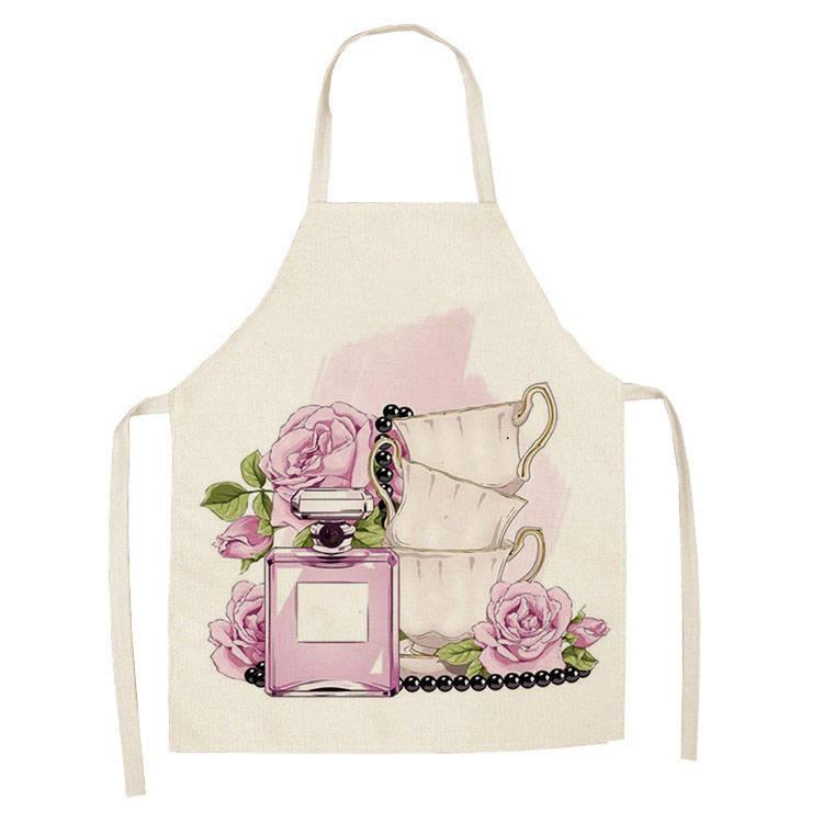 1Pcs Linen Hand Painted Flower Perfume Bottles Print Kitchen Aprons Unisex Dinner Party Cooking Bib Funny Apron Barber
1Pcs Linen Hand Painted Flower Perfume Bottles Print Kitchen Aprons Unisex Dinner Party Cooking Bib Funny Apron Barber