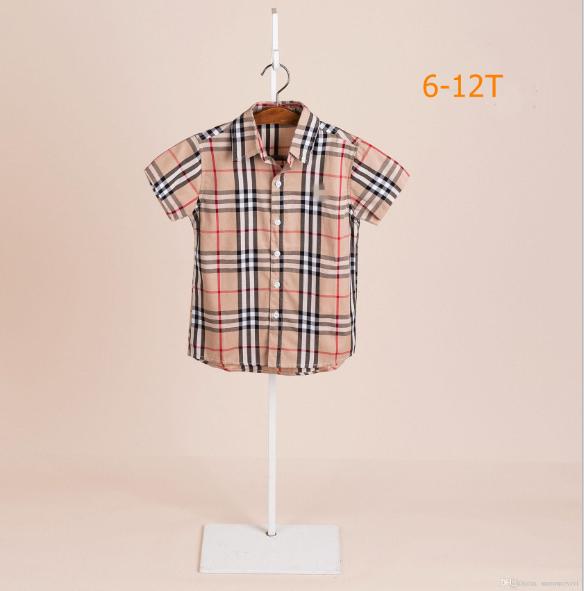 Big Kids plaid shirt designer style children lapel short sleeve shirts old boys cotton casual tops 6-12T A2198, White;black
Big Kids plaid shirt designer style children lapel short sleeve shirts old boys cotton casual tops 6-12T A2198, White;black