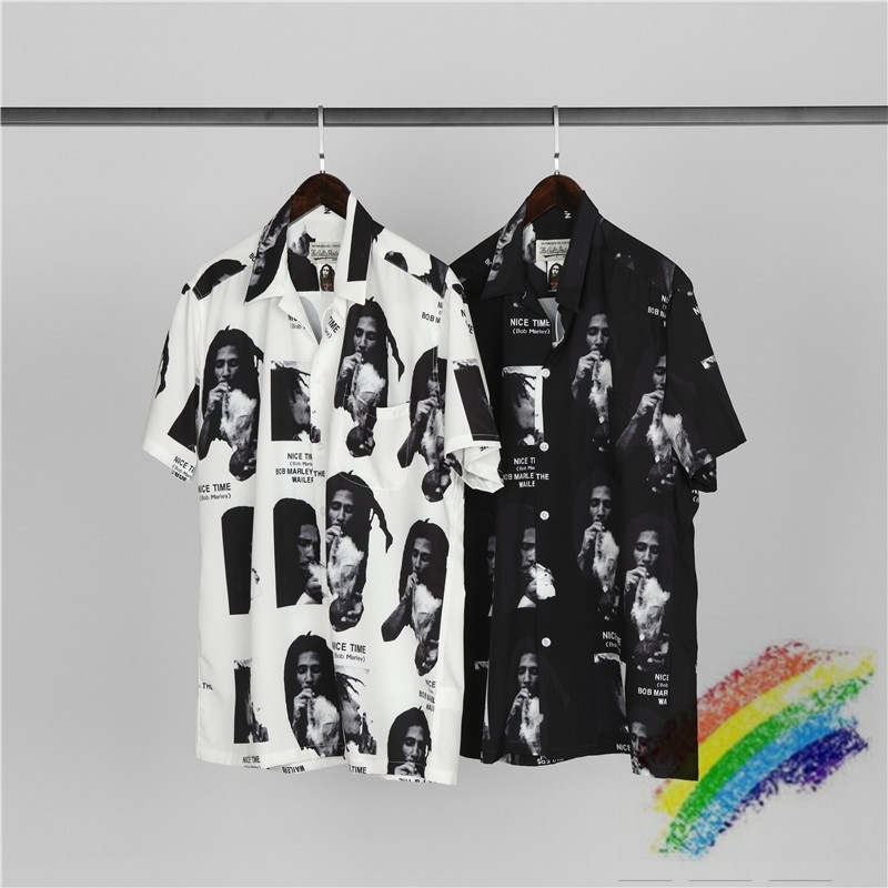 Men' Casual Shirts White Black WACKO MARIA Shirt Men Women 1:1 High-Quality Digital Fashion Printing Tees Streetwear Summer Style
Men' Casual Shirts White Black WACKO MARIA Shirt Men Women 1:1 High-Quality Digital Fashion Printing Tees Streetwear Summer Style