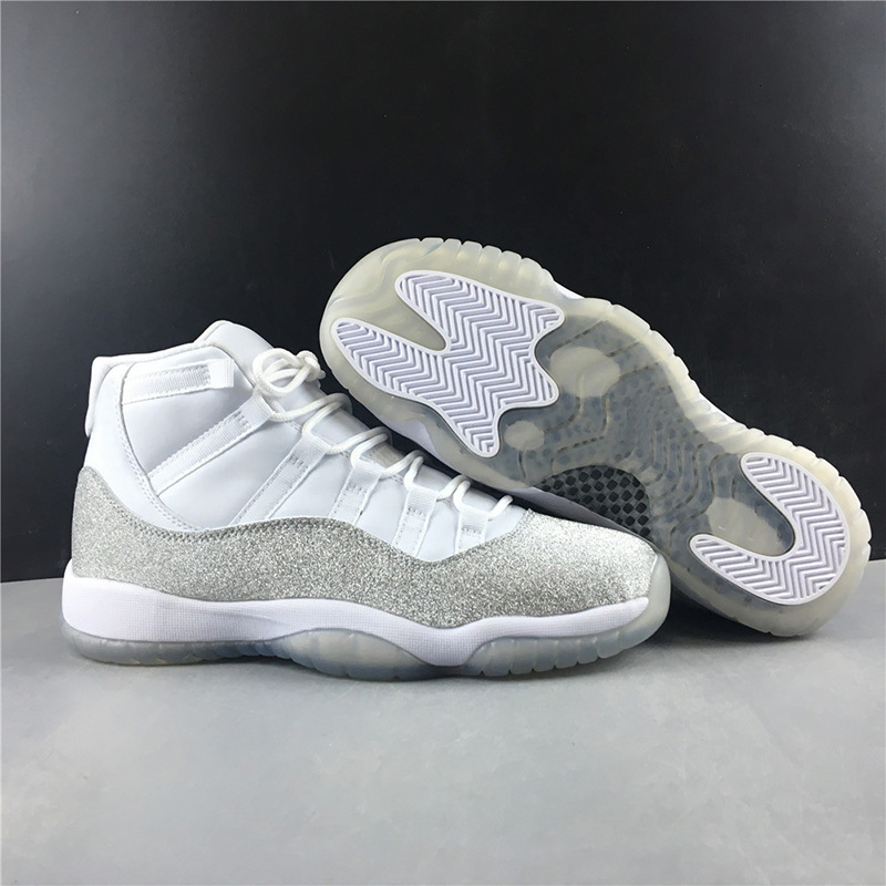 High quality 11 WMNS Metallic Silver White Vast Grey Women Men Basketball Shoes 11s Jumpman Sports Mens Trainer Sneakers AR0715-100
High quality 11 WMNS Metallic Silver White Vast Grey Women Men Basketball Shoes 11s Jumpman Sports Mens Trainer Sneakers AR0715-100