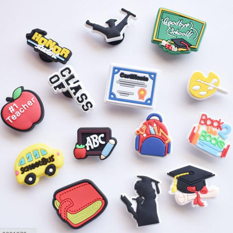 pvc soft rubber shoe charms school supplies shoecharms buckle hole shoes decoration wholesale
pvc soft rubber shoe charms school supplies shoecharms buckle hole shoes decoration wholesale