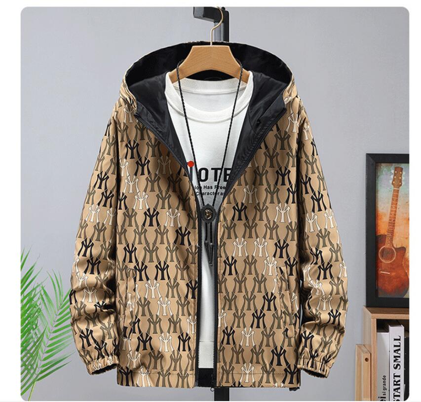2021 New Large Size Men's Jacket Student Double-sided Hooded Large Windbreaker Printed Jacket, W2
2021 New Large Size Men's Jacket Student Double-sided Hooded Large Windbreaker Printed Jacket, W2