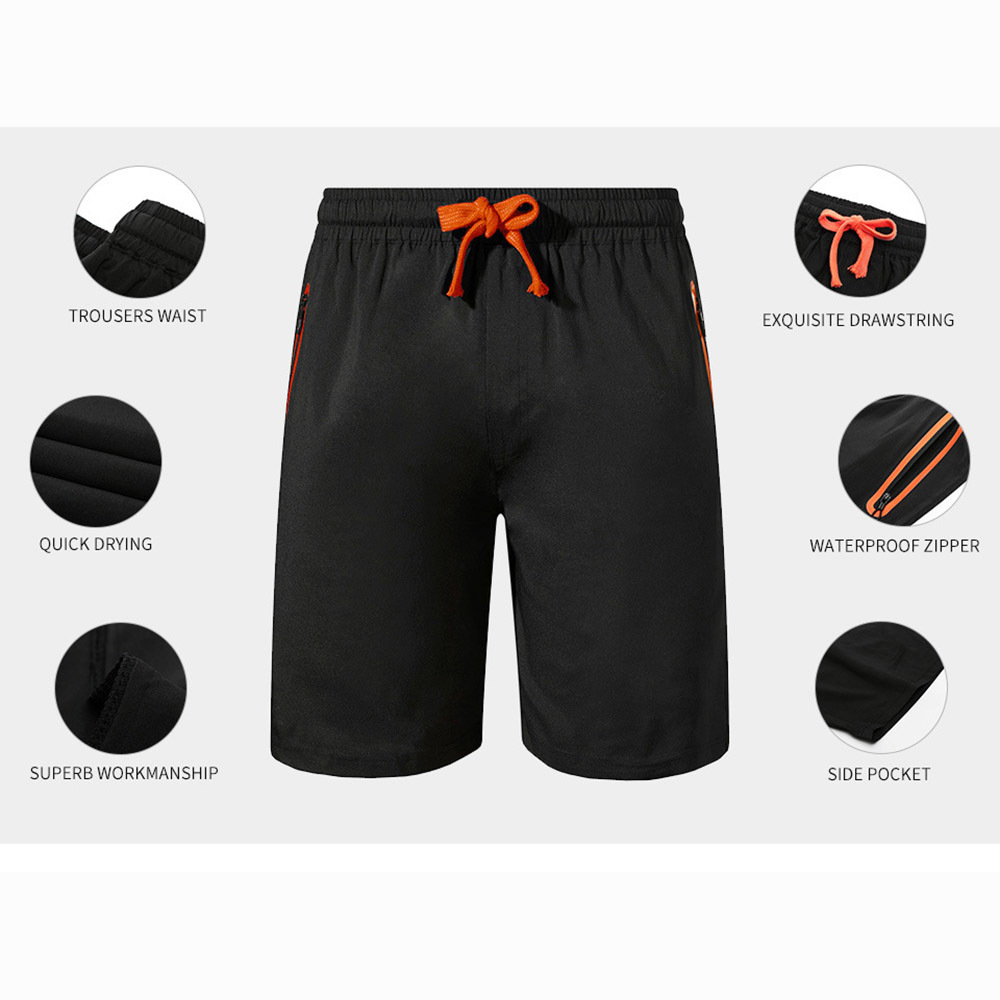 Arrive Shorts Men Summer Beach Short Male Casual Shorts Mens Solid boardshorts High Quality Drawstring Fashion Short men 210518