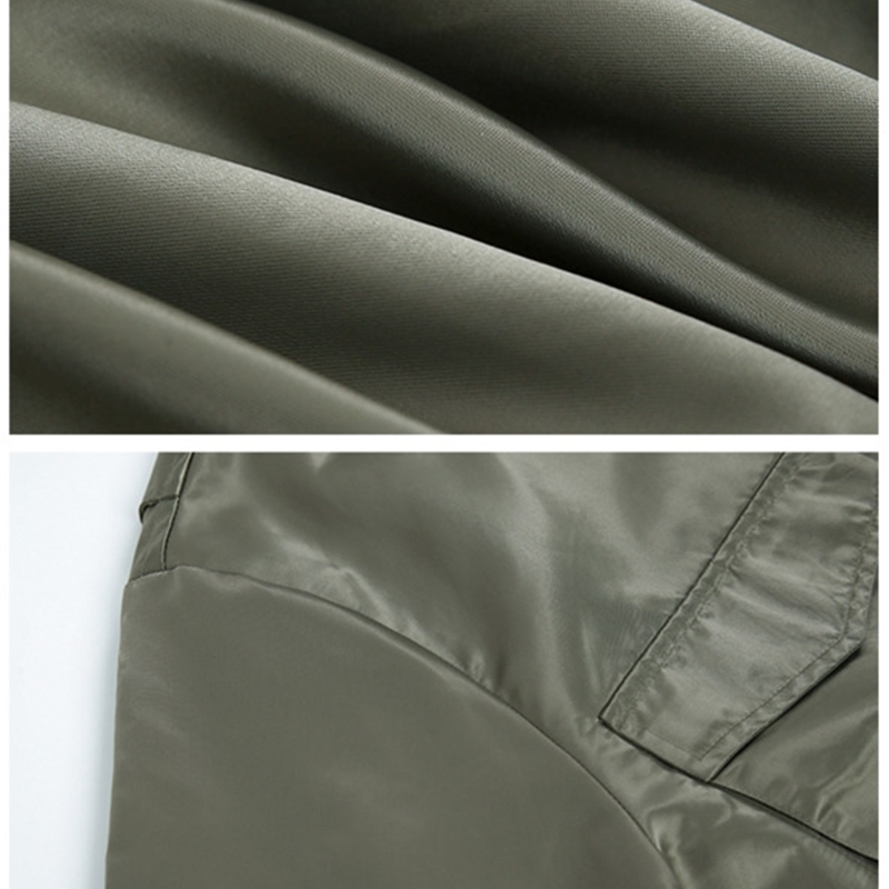 IEFB Spring Short Jacket Men's Korean Fashion Loose Multi Pocket Workwear Zipper Causal Coat Shiny Fabric Cloth 9Y5267 210524