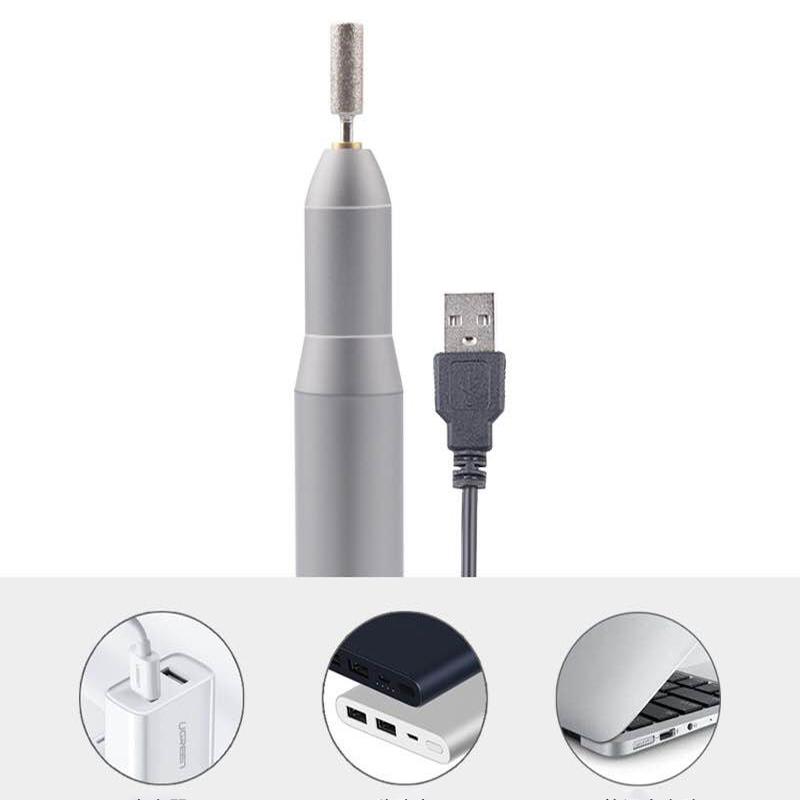 Nail Drill & Accessories USB Charging Electric Machine Professional Manicure Pedicure Lathe Grinder Equipment Gel Polisher Pen Apparatus