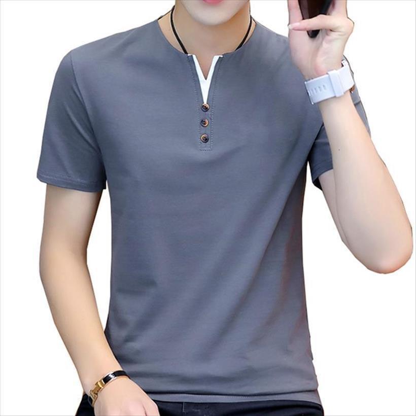 summer casual short sleeve cotton men t shirt slim fil solid color fashions, White;black
summer casual short sleeve cotton men t shirt slim fil solid color fashions, White;black
