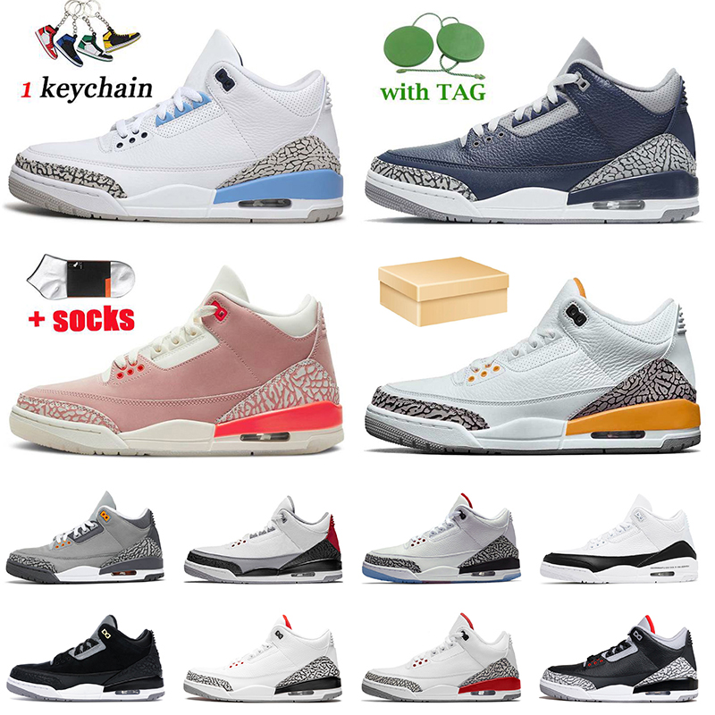 Hot selling NIK Top Quality Mens Womens Jordon Basketball Shoes Air Jordan 3 3s Laser Orange Red Cement Georgetown Midnight Navy UNC Racer Blue Sneakers With Box, # racer blue 40-47
Hot selling NIK Top Quality Mens Womens Jordon Basketball Shoes Air Jordan 3 3s Laser Orange Red Cement Georgetown Midnight Navy UNC Racer Blue Sneakers With Box, # racer blue 40-47