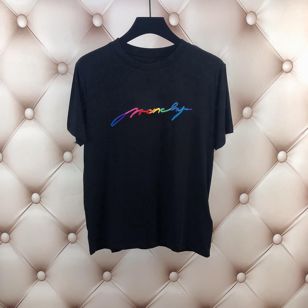 2021 Italian Fashion T-shirts Printing embroidery Women high quality Casual shirt Tops Men 5d Designer Tees, White;black 
2021 Italian Fashion T-shirts Printing embroidery Women high quality Casual shirt Tops Men 5d Designer Tees, White;black