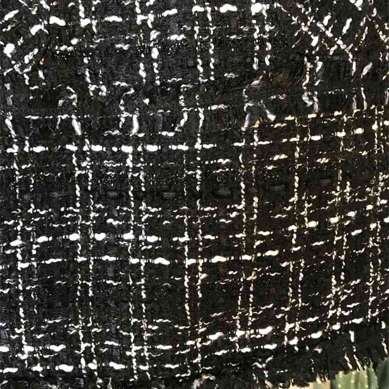 Arrival Winter Runway Short Sleeve Plaid Tweed Dress Autumn Chic Women Elegant Vintage Casual Woolen Dresses Vestido 210520