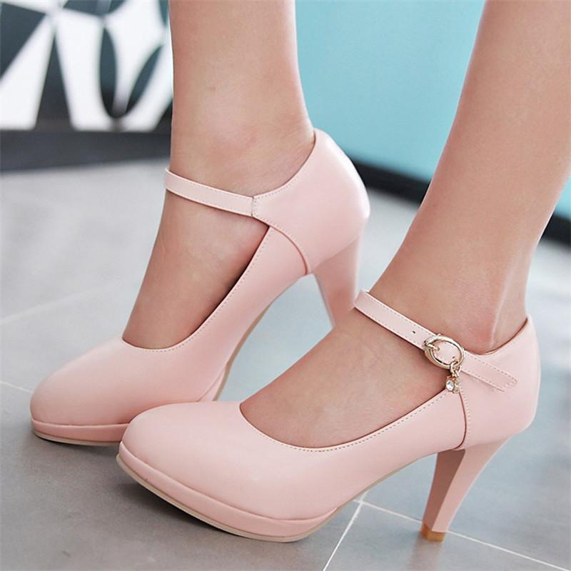 Dress Shoes Women 2022 Fashion Platform Pumps Thin High Heels Mary Jane Office Work Pink Black White Plus Size 41 42 43
Dress Shoes Women 2022 Fashion Platform Pumps Thin High Heels Mary Jane Office Work Pink Black White Plus Size 41 42 43