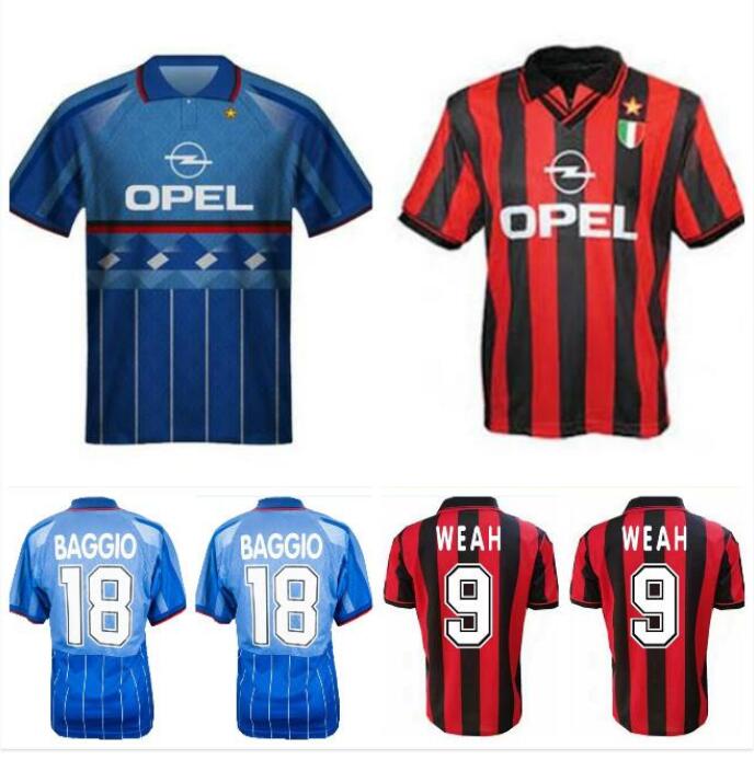 Baggio Weah Boban retro AC Milan soccer jersey 95 96 97 Maldini Di Canio SAVICEVIC BARESI RONALDO KAKA vintage classic football shirt, Black;yellow
Baggio Weah Boban retro AC Milan soccer jersey 95 96 97 Maldini Di Canio SAVICEVIC BARESI RONALDO KAKA vintage classic football shirt, Black;yellow