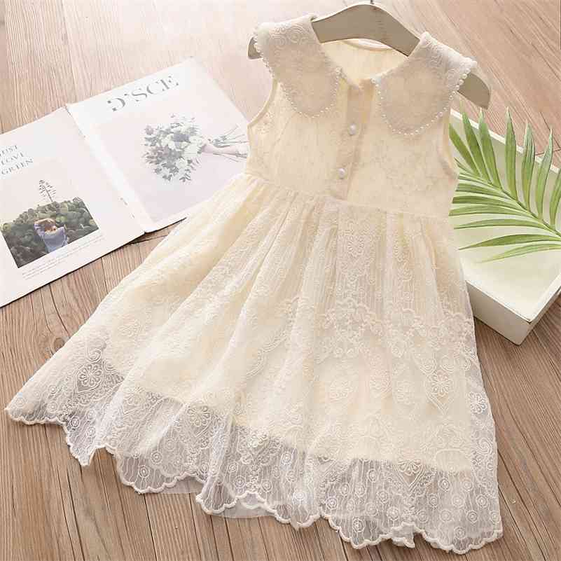 Girls Dress 3-12Years Old Summer Lace Embroidered Princess Birthday Gift Kids Flower Pearl Collar Sleeveless Dress For Baby 210701, Beige
Girls Dress 3-12Years Old Summer Lace Embroidered Princess Birthday Gift Kids Flower Pearl Collar Sleeveless Dress For Baby 210701, Beige