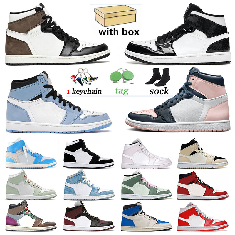 With Box Air Jorden 1 Mid Basketball Shoes High OG Dark Mocha Jumpman Mens Designer Sneakers Womens Off 1s Bubble Gum White University Blue Wolf Grey Jordon Rust Pink, 36-46 wolf grey aluminum
With Box Air Jorden 1 Mid Basketball Shoes High OG Dark Mocha Jumpman Mens Designer Sneakers Womens Off 1s Bubble Gum White University Blue Wolf Grey Jordon Rust Pink, 36-46 wolf grey aluminum