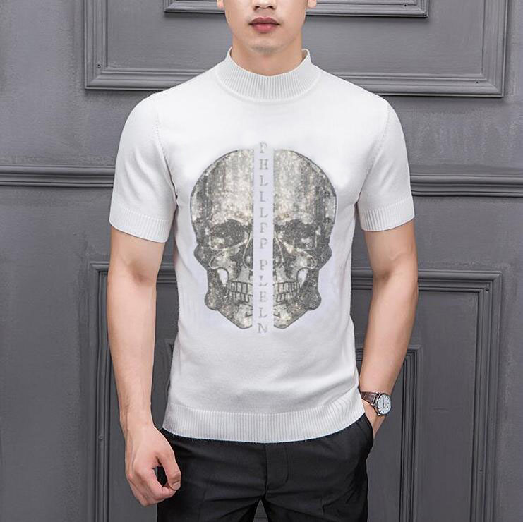 Plus Size S-2XL Skull Rhinestones sweater Men winter O Neck Slim fit sweaters high quality, Khaki
Plus Size S-2XL Skull Rhinestones sweater Men winter O Neck Slim fit sweaters high quality, Khaki