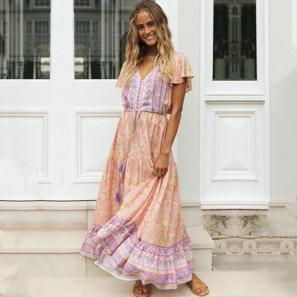 pink boho printed women dress v neck butterfly sleeve high waist tassel summer beach tunic streetwear maxi dresses a777, Black;gray
pink boho printed women dress v neck butterfly sleeve high waist tassel summer beach tunic streetwear maxi dresses a777, Black;gray