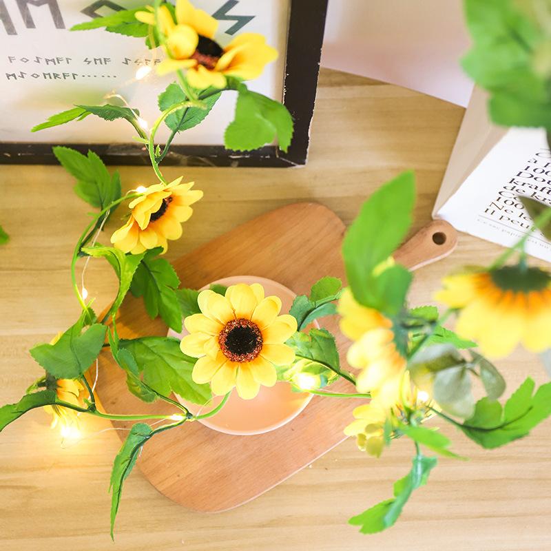 Decorative Flowers & Wreaths LED Sunflower Simulation Rattan Holiday Wedding Room Decoration Valentine's Day Pink Cherry Blossom Battery Str
Decorative Flowers & Wreaths LED Sunflower Simulation Rattan Holiday Wedding Room Decoration Valentine's Day Pink Cherry Blossom Battery Str