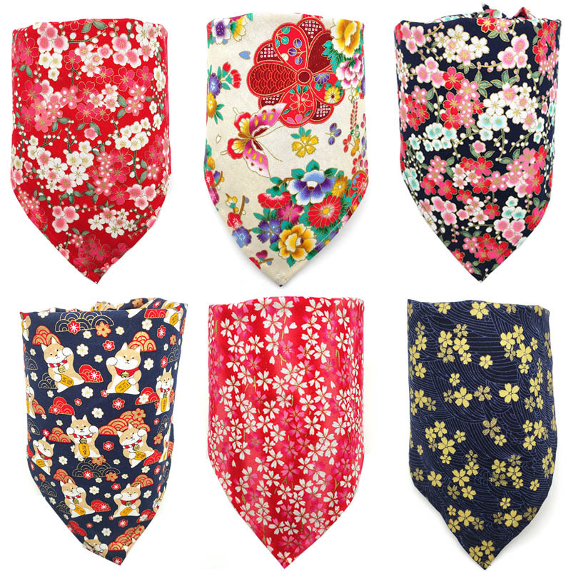 Dog Apparel Flower series Dogs Bandanas Scarves Dogg Kerchiefs Cotton Scarf Adjustable Pet Scarfs Fall Handkerchiefs Bibs
Dog Apparel Flower series Dogs Bandanas Scarves Dogg Kerchiefs Cotton Scarf Adjustable Pet Scarfs Fall Handkerchiefs Bibs