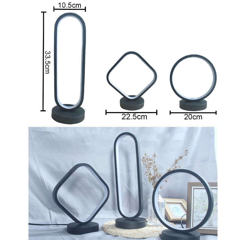 Contemporary LED Desk Light with USB Charging Port - Suitable for Any Room (Dimmable, Multiple Plugs Available)