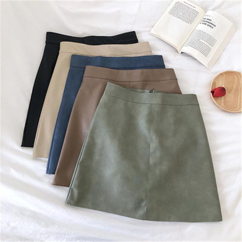 Skirts 2022 Black High Waist A Line Jupe Femme Autumn Winter Outwear Mini Short Faldas Mujer Slim Fit Hip Leather Skirt Women ZY5638
Skirts 2022 Black High Waist A Line Jupe Femme Autumn Winter Outwear Mini Short Faldas Mujer Slim Fit Hip Leather Skirt Women ZY5638