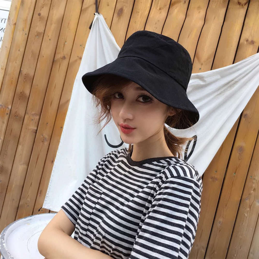 Sun hat Summer fisherman's black small basin pure color simple sunshade Korean ins wind net red hat fashion, Blue;gray
Sun hat Summer fisherman's black small basin pure color simple sunshade Korean ins wind net red hat fashion, Blue;gray