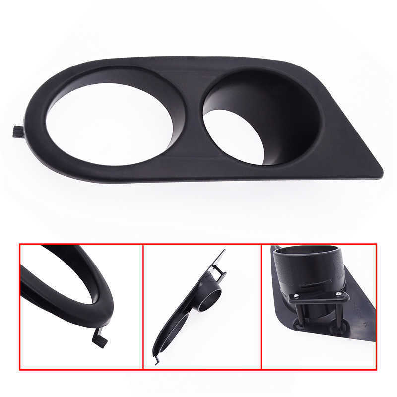 New Front Black Car Bumper Fog Light Covers Dual Hole Surround Air Duct High Quality ABS Auto Accessories For E46 M3 2001-2006