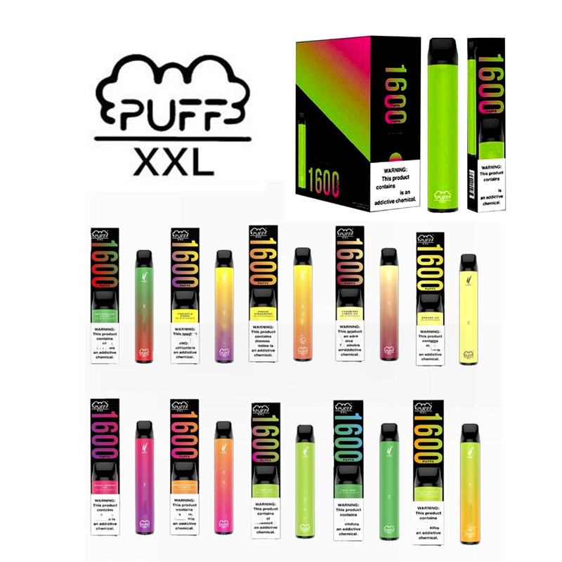 Puff XXL Disposable Vape Pen E Cigarette Device With Security Codes 6.5ml 1000mAh Pre-Filled 1600 Puffs PuffBar Kit VS Air Bar Max
Puff XXL Disposable Vape Pen E Cigarette Device With Security Codes 6.5ml 1000mAh Pre-Filled 1600 Puffs PuffBar Kit VS Air Bar Max