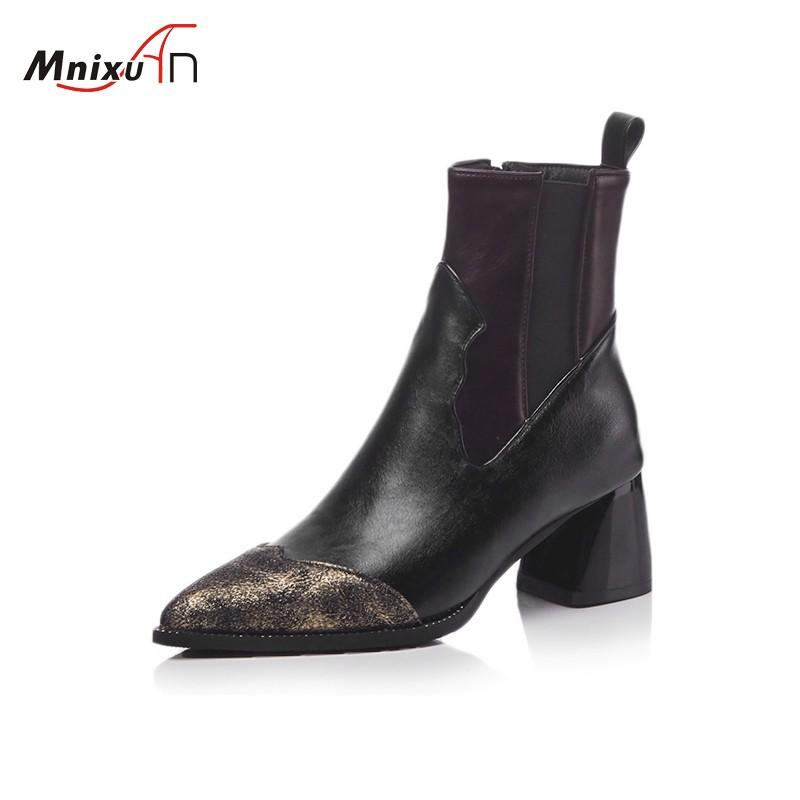 Boots British Style Pointed Toe Punk Women Autumn Splicing Pu Leather Side Zipper Booties High Heels Ankle Plus Size 46 47, Black
Boots British Style Pointed Toe Punk Women Autumn Splicing Pu Leather Side Zipper Booties High Heels Ankle Plus Size 46 47, Black