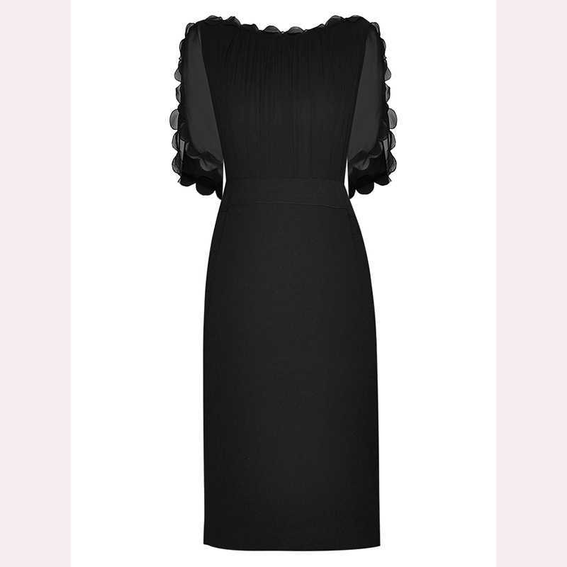 HIGH STREET Fashion Spring Runway Dress Women's O-Neck Ruffled Fold Hip Solid Color 210526, Blue
HIGH STREET Fashion Spring Runway Dress Women's O-Neck Ruffled Fold Hip Solid Color 210526, Blue