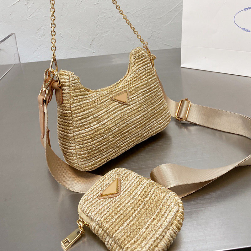 Fashion Shoulder Bag for Women Luxurys Designers Bags 2021 Crochet hobo nylon weave Crossbody Pack Womens Handbag purses
Fashion Shoulder Bag for Women Luxurys Designers Bags 2021 Crochet hobo nylon weave Crossbody Pack Womens Handbag purses