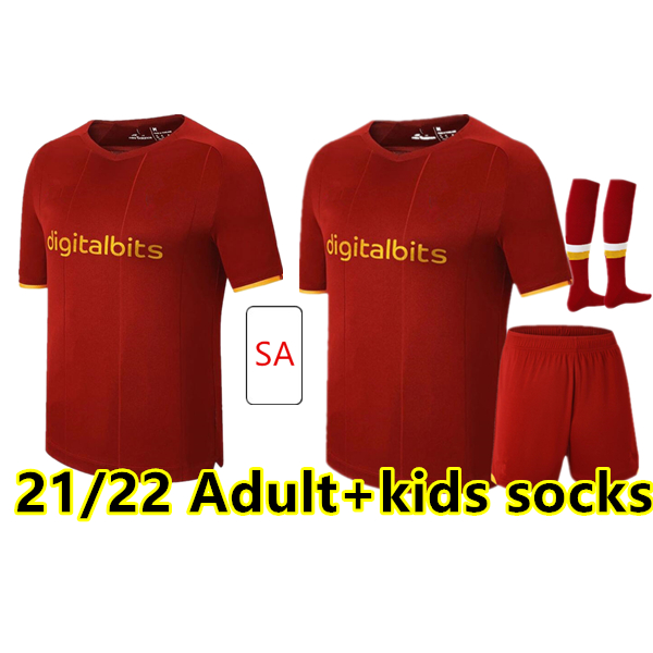 21 22 ROMA Soccer jersey ZANIOLO DZEKO PASTORE rome TOTTI KLUIVERT KOLAROV AS adult+kids socks football shirt uniforms maillot 999, 21/22 home adult
21 22 ROMA Soccer jersey ZANIOLO DZEKO PASTORE rome TOTTI KLUIVERT KOLAROV AS adult+kids socks football shirt uniforms maillot 999, 21/22 home adult