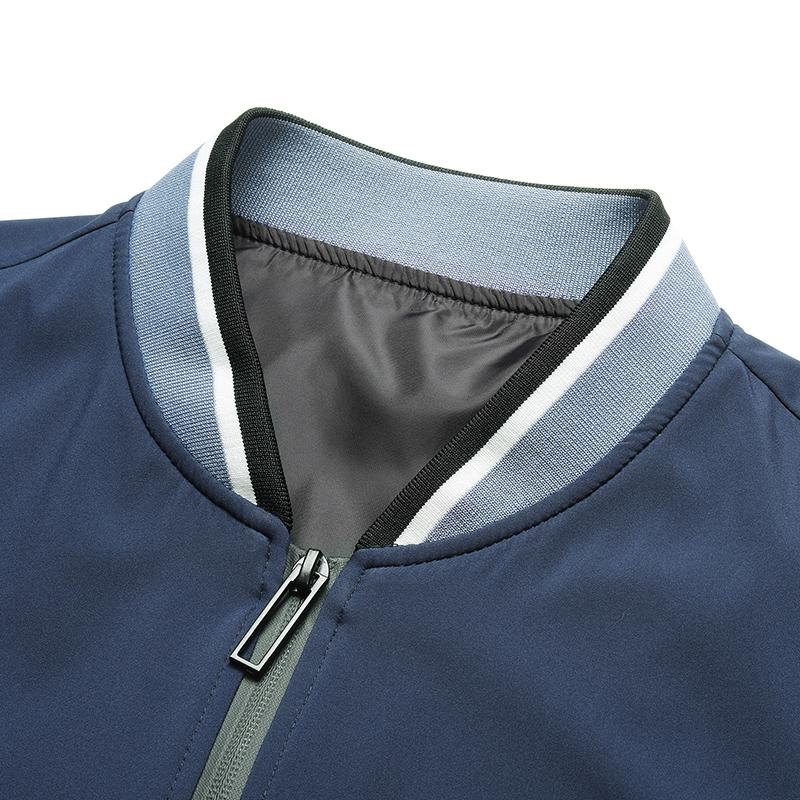 Mens Jacket Spring Big Size Baseball Jackets For Style Oversized Bomber Coats European Clothing Black Husband Men's
