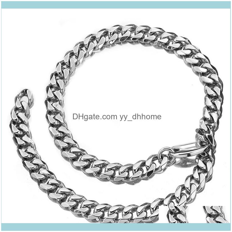 Chains Necklaces & Pendants Jewelry20-40Inch 15Mm 19Mm Men Big Tial Chunky Necklace Stainless Steel Curb Cuban Chain Adjustable Choker Sier
Chains Necklaces & Pendants Jewelry20-40Inch 15Mm 19Mm Men Big Tial Chunky Necklace Stainless Steel Curb Cuban Chain Adjustable Choker Sier