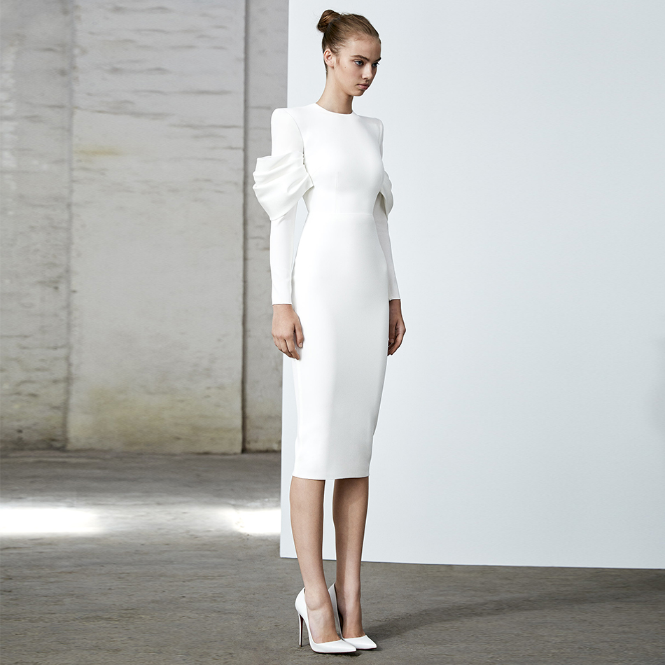 Adyce 2021 New Winter White Long Sleeve Bodycon Bandage Dress Women Sexy O Ne Night Club Celebrity Evening Runway Party Dress
Adyce 2021 New Winter White Long Sleeve Bodycon Bandage Dress Women Sexy O Ne Night Club Celebrity Evening Runway Party Dress