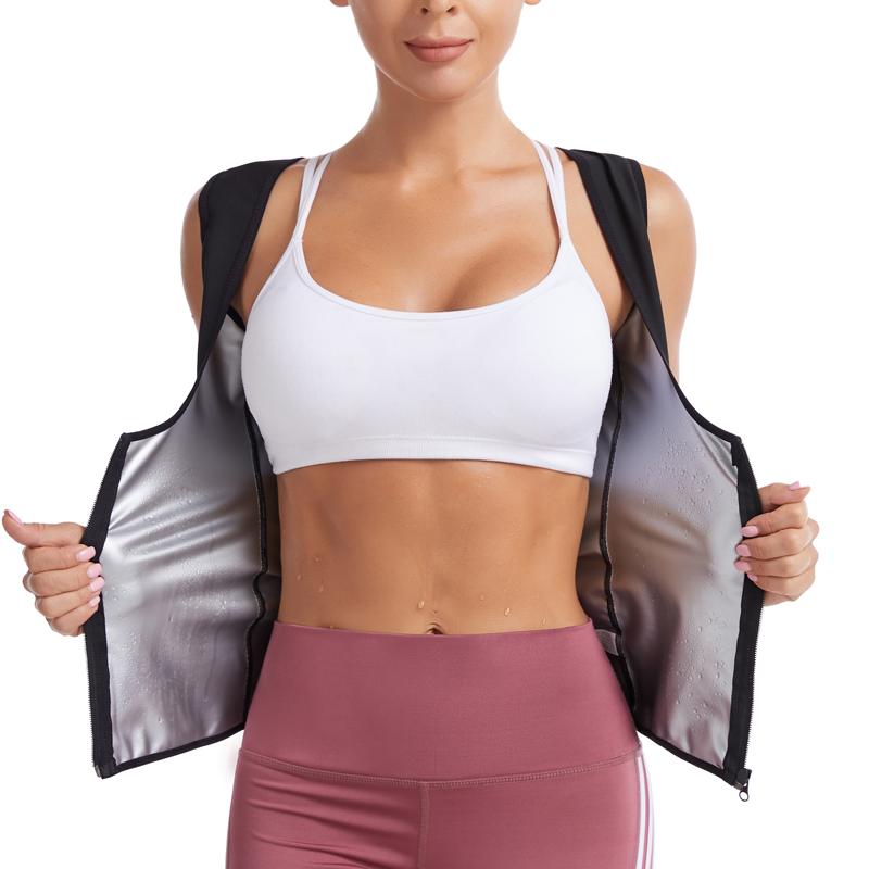 Women' Shapers Plus Size Women Sweat Vest Polymer Corset Waist Trainer Sauna Suit Tank Top Zipper Weight Loss Body Shaper Slimming Shirt
Women' Shapers Plus Size Women Sweat Vest Polymer Corset Waist Trainer Sauna Suit Tank Top Zipper Weight Loss Body Shaper Slimming Shirt
