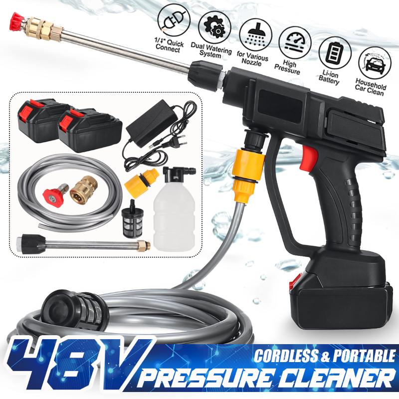 Water Gun & Snow Foam Lance 48VF 600W Cordless Car Washer Shower High Pressure Electric Sprayer Garden Cleaning Jet Cleaner With 25000mAh Ba
Water Gun & Snow Foam Lance 48VF 600W Cordless Car Washer Shower High Pressure Electric Sprayer Garden Cleaning Jet Cleaner With 25000mAh Ba