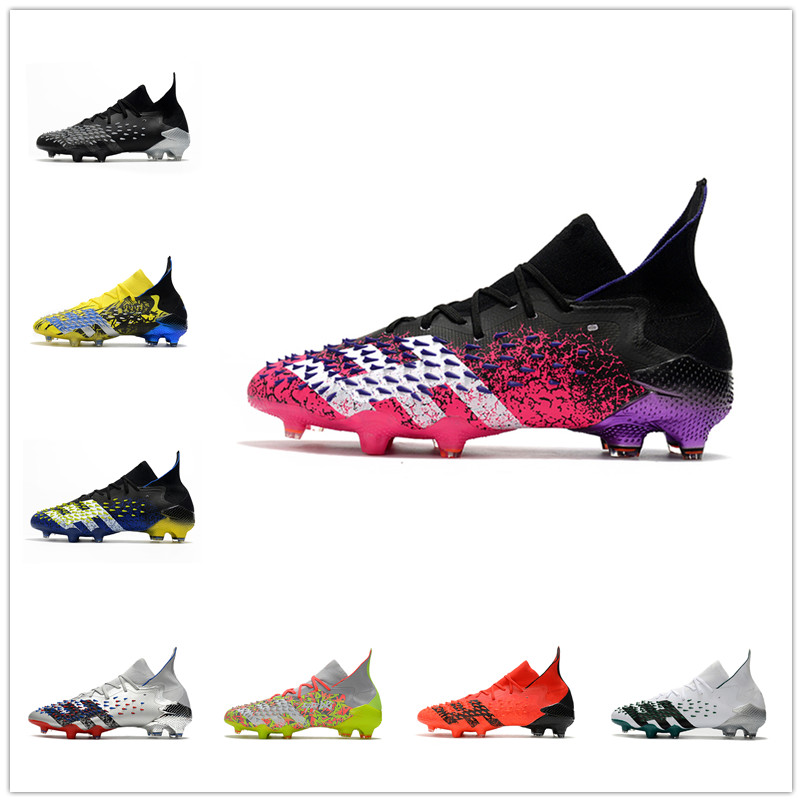 Predator Freak 1 FG Clear Grey White Solar Yellow Mens Soccer Shoes ACC Football Ronaldo Boots Men Neymar CR7 Cleats sneaker botas de futbol
Predator Freak 1 FG Clear Grey White Solar Yellow Mens Soccer Shoes ACC Football Ronaldo Boots Men Neymar CR7 Cleats sneaker botas de futbol