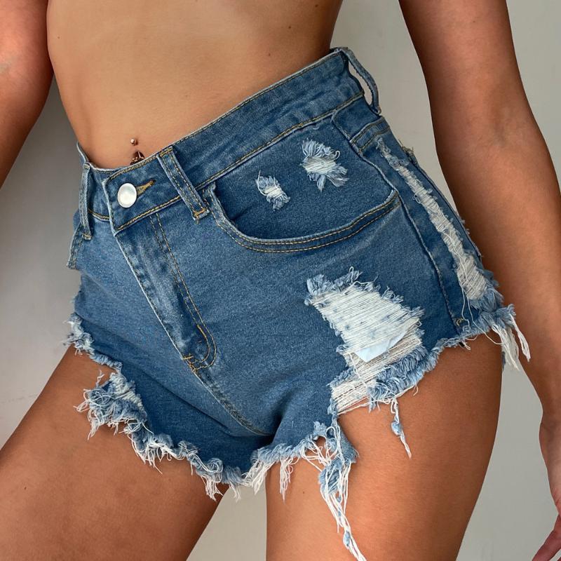 Women's Shorts High Waist Jeans 2022 Summer Fashion Denim Cotton Broken Hole Splicing Ladies Skinny Nightclub Super Short, White;black
Women's Shorts High Waist Jeans 2022 Summer Fashion Denim Cotton Broken Hole Splicing Ladies Skinny Nightclub Super Short, White;black