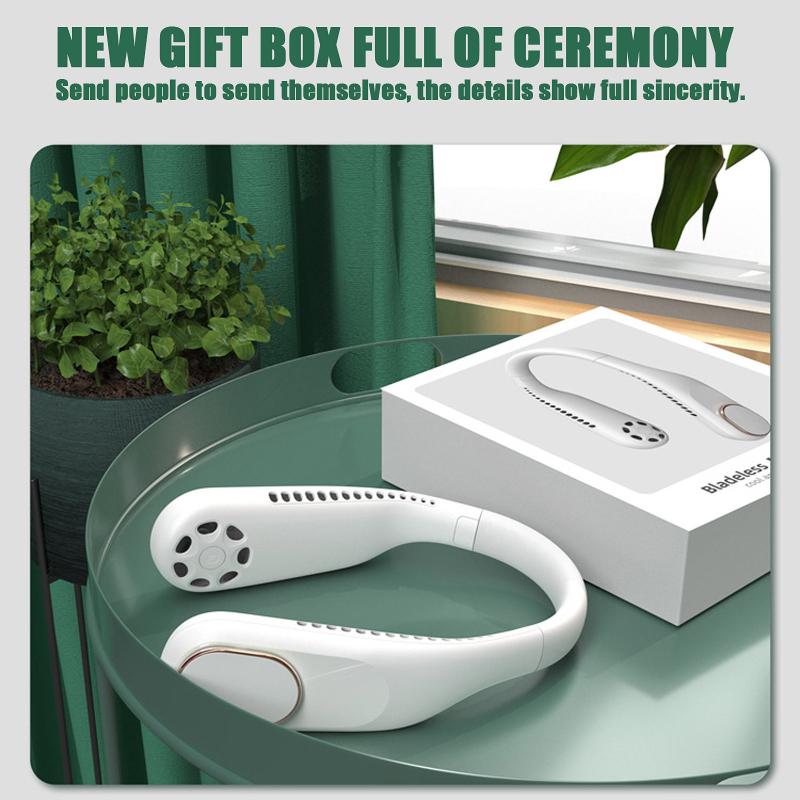 Electric Fans Neck Fan Portable Bladeless Usb 4000mah Rechargeable Leafless Hanging Air Cooler Cooling Wearable Neckband Fans#db4
Electric Fans Neck Fan Portable Bladeless Usb 4000mah Rechargeable Leafless Hanging Air Cooler Cooling Wearable Neckband Fans#db4