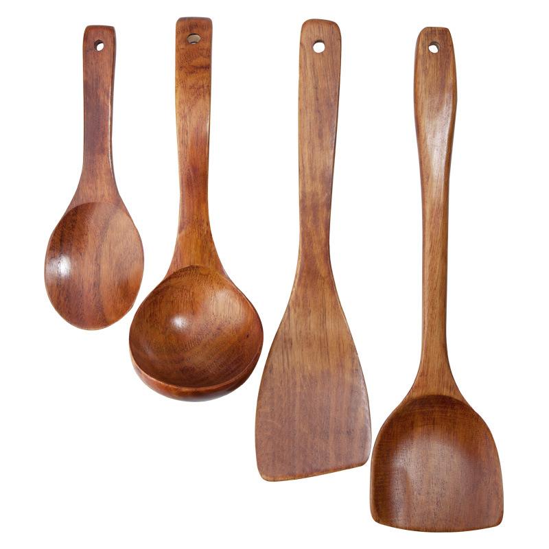 Spoons 4-5pcs/set Teak Natural Wood Tableware Spoon Colander Nano Soup Skimmer Cooking Wooden Kitchen Tool Kit
Spoons 4-5pcs/set Teak Natural Wood Tableware Spoon Colander Nano Soup Skimmer Cooking Wooden Kitchen Tool Kit