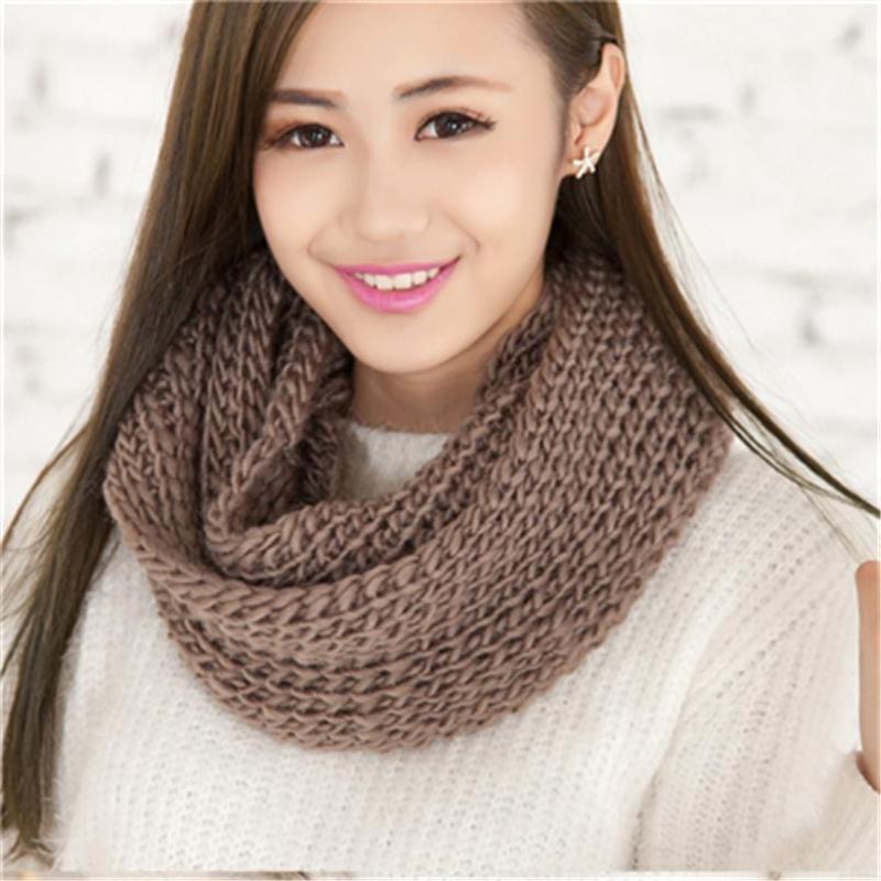 Scarves CHSDCSI Winter Scarf Ring Knitted Women Warm Fashion Neck Wool Cashmere Solid Cotton Girl Pashmina Outdoor
Scarves CHSDCSI Winter Scarf Ring Knitted Women Warm Fashion Neck Wool Cashmere Solid Cotton Girl Pashmina Outdoor